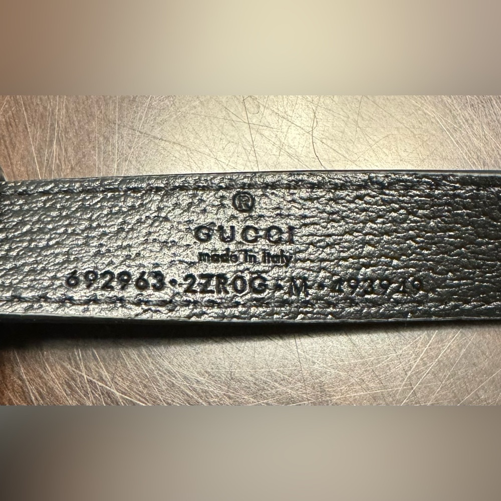New Authentic Gucci GG Logo Leather Dog Harness - Picture 10 of 12